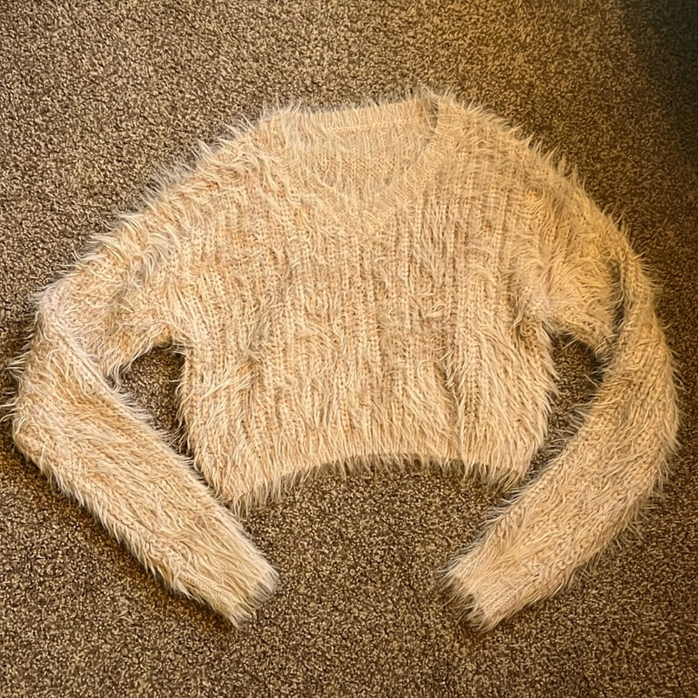 Shein tan sweater